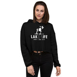Lake Life Crop Hoodie - Tall Moose